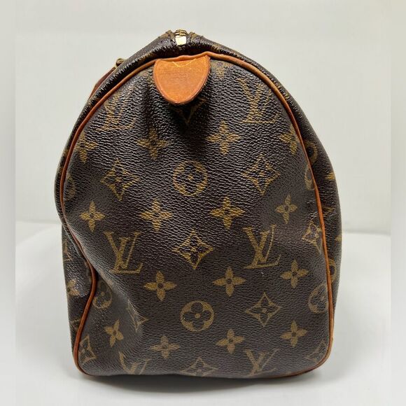 Authentic Louis Vuitton Brown Monogram Speedy 30 (US Seller) - Picture 4 of 13